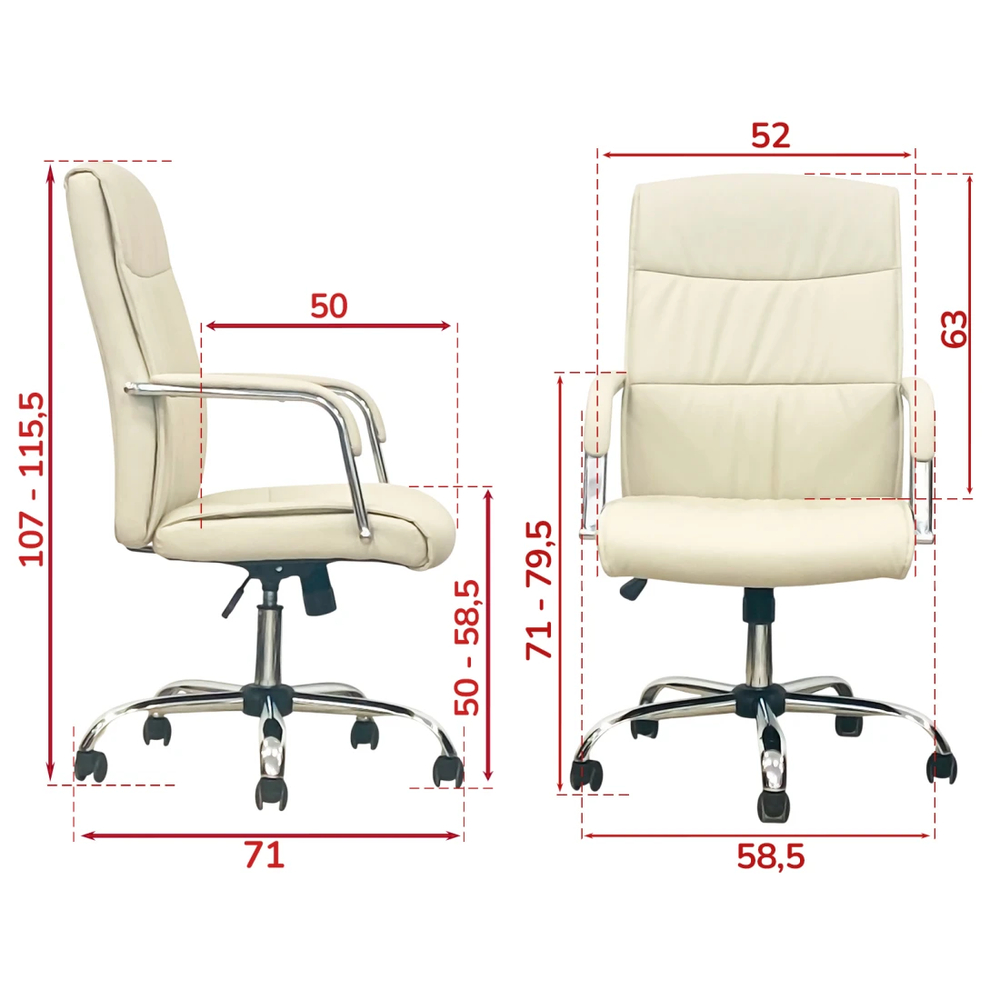 Кресло SitUp BRYAN Chrome