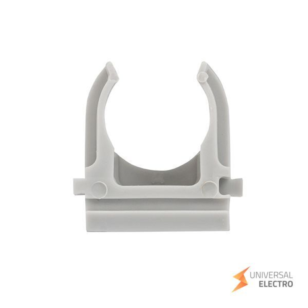 Крепеж-клипса d20 мм (100 шт) серая EKF-Plast