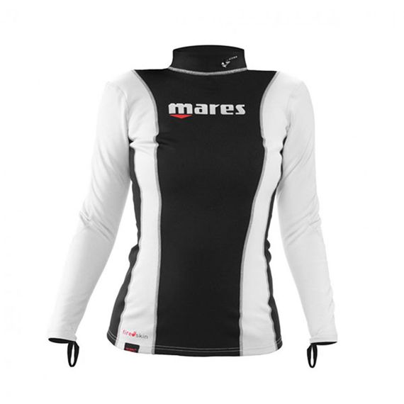 Футболка рашгард женская Mares Fire Skin с длинным рукавом лайкра