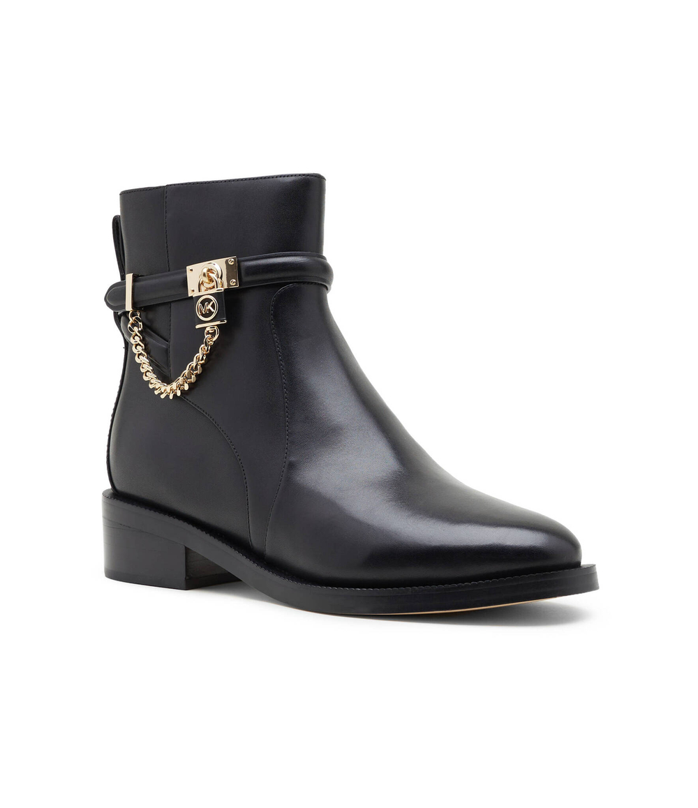 Кожаные ботильоны Michael Kors - черный(40F3HAME5L)