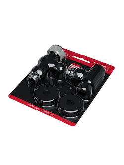 Набор термостатический осевой Royal Thermo Design Pro 15мм М30х1,5 (Черный)