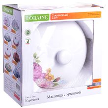 Блюдо для блинов Loraine 26235 Букет 23,8 см