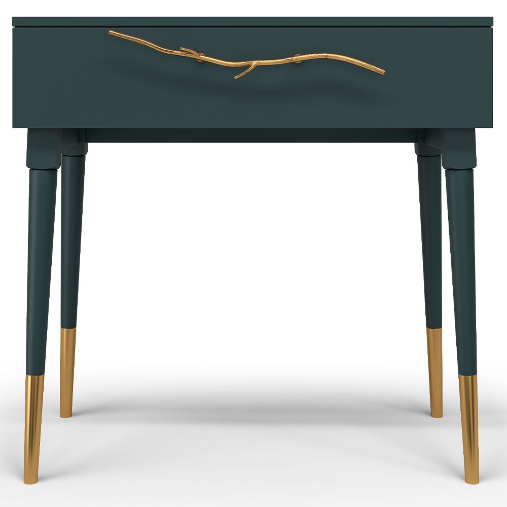 Консоль Арт Колор matte Стайл Голд Зеленый бирюзовый матовый