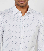 Рубашка P-HANK-kent-C1-222 BOSS BLACK - белый(50533405)