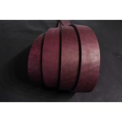 Ременная заготовка Винная гладкая ⠀