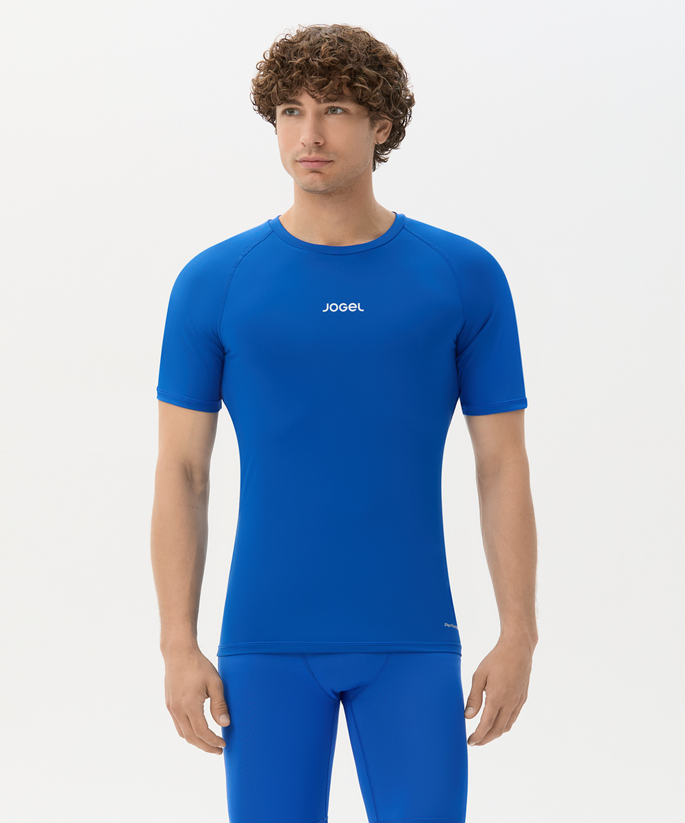 Футболка компрессионная Jogel CAMP 2 PerFormDRY Baselayer SS Tee, синий Z2
