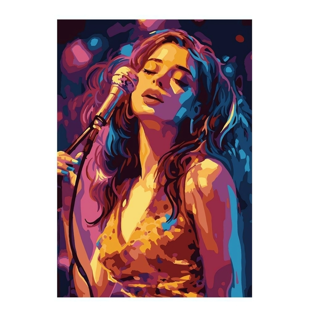 Картина по номерам 20*28,5см "Вечерний блюз" (Lori)