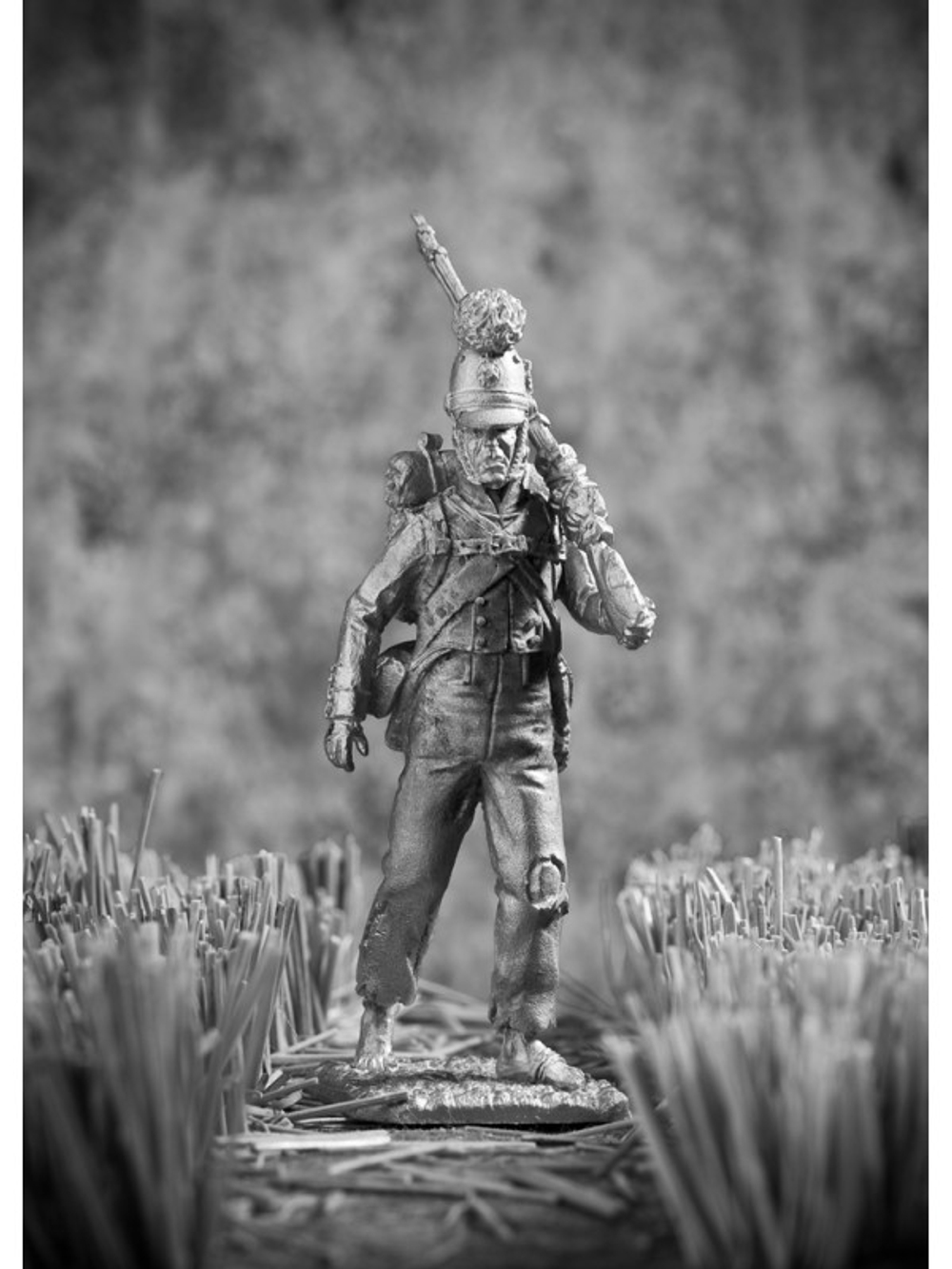 Оловянный солдатик Фузелер баварской линейной пехоты 1812 г.