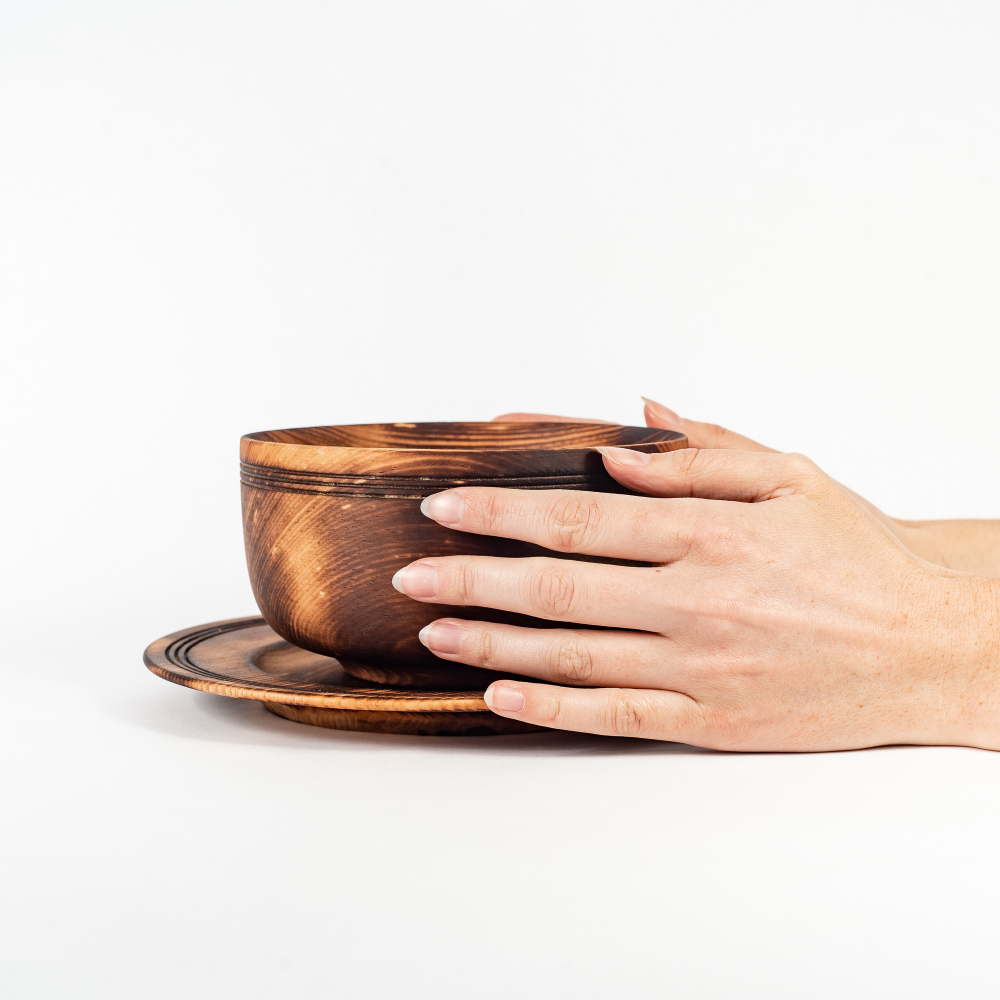 Бульонная пара Art of Siberia из Сибирского Кедра. TN63