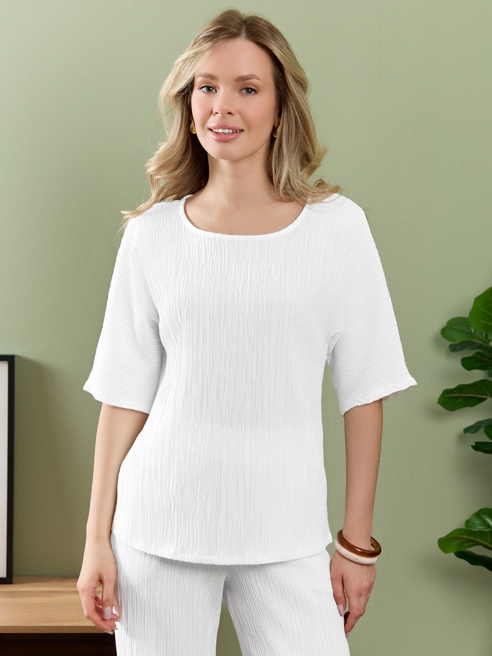 Блузка Сиеста-6 Виотекс БЕЛЫЙ