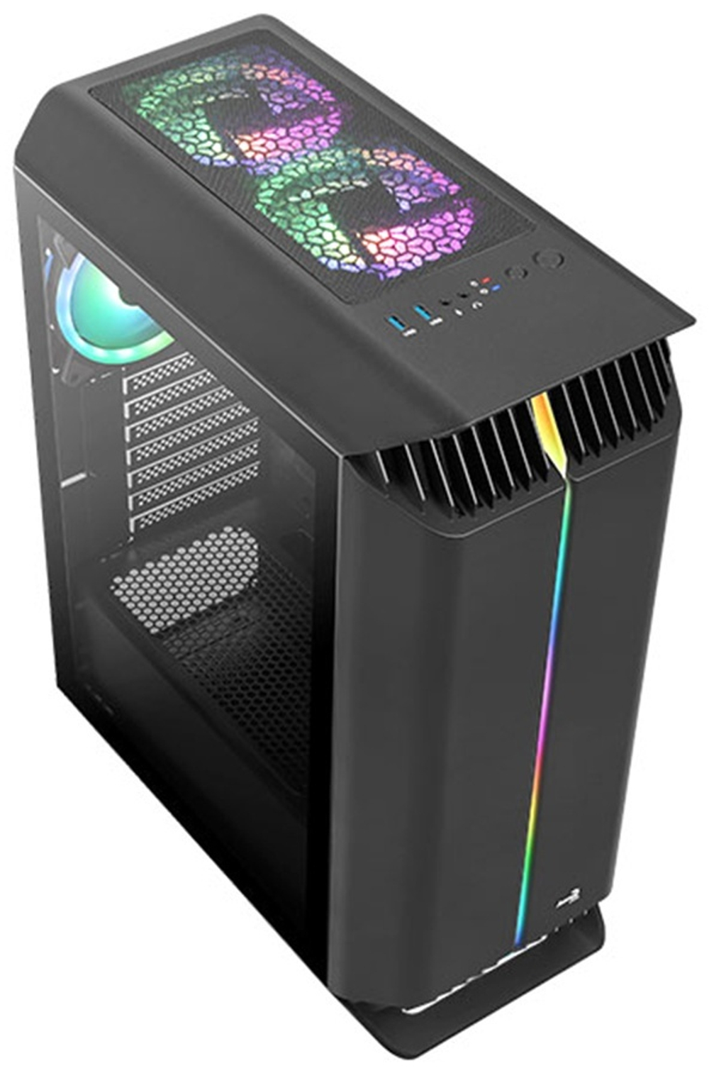 Корпус AeroCool Gladiator Duo-G-BK-v1 черный