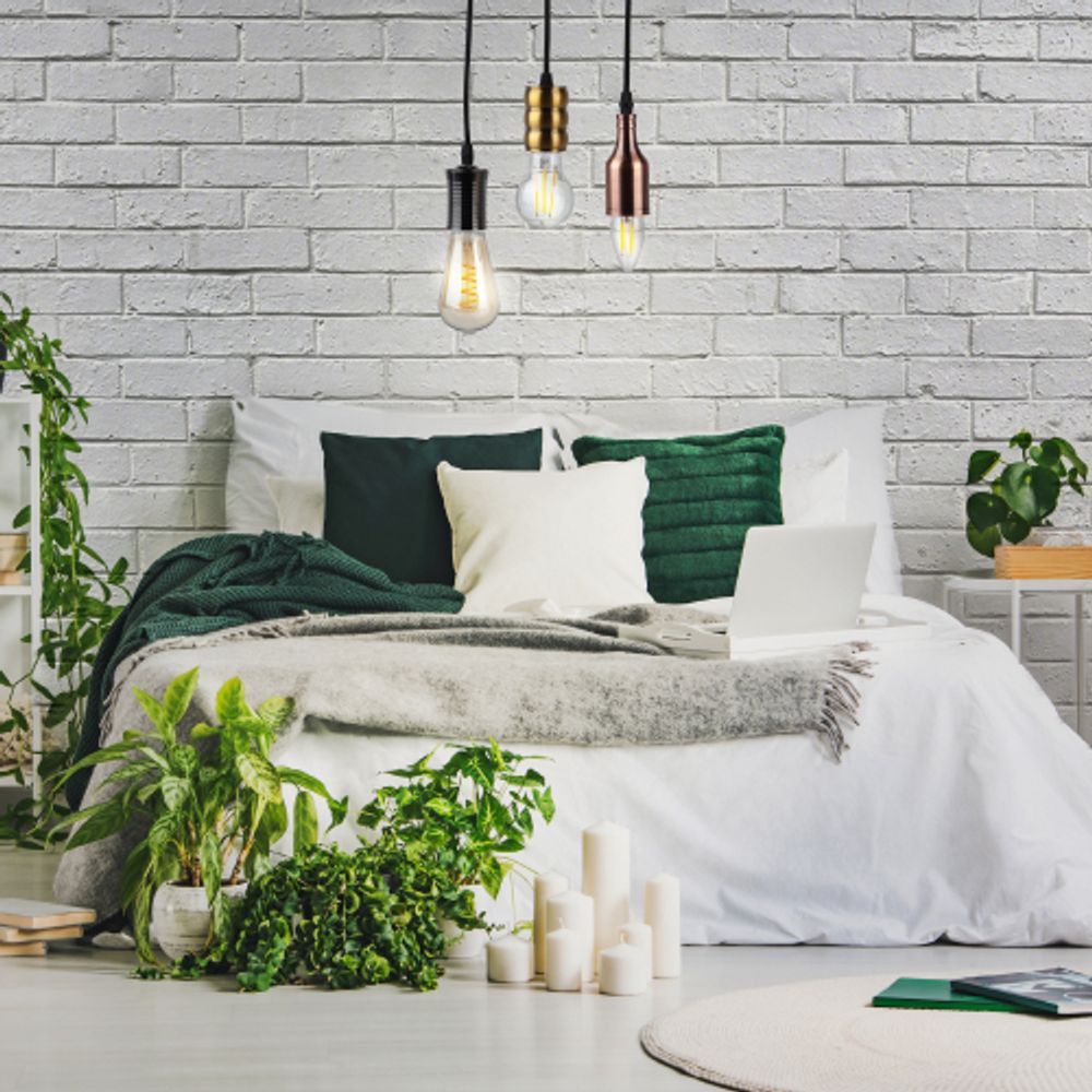 Светильник подвесной ЭРА PL13 E27 - 4 RG под лампу E27 хром | Подвесные светильники