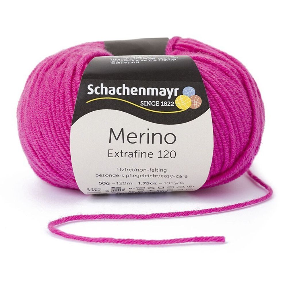 Пряжа Schachenmayr Merino Extrafine 120 (00137)