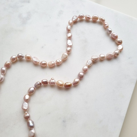 Безель из натурального жемчуга