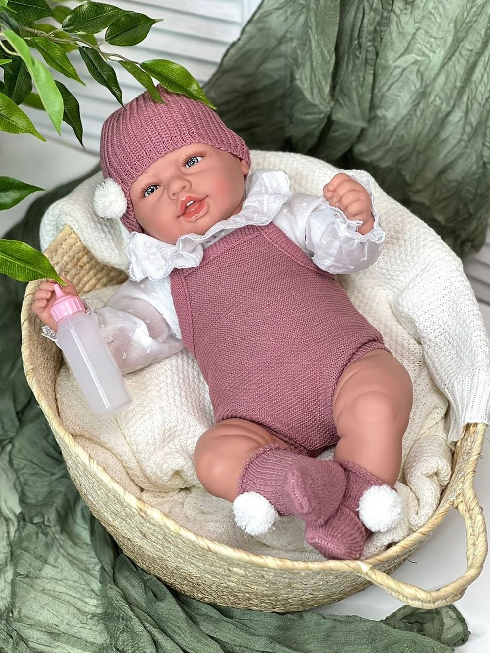 Кукла Manolo Dolls мягконабивная Joana 47см в пакете (1182)