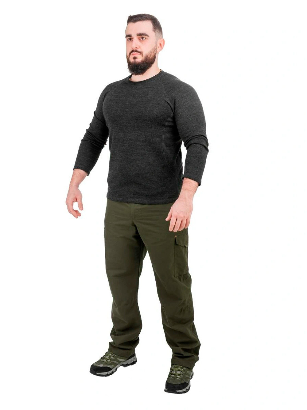 Костюм Nisus WESTERN (RAVENA 70% хлопок, 30% нейлон) цвет коричневый, размер 44-46/170-176 (N432002-S-1)