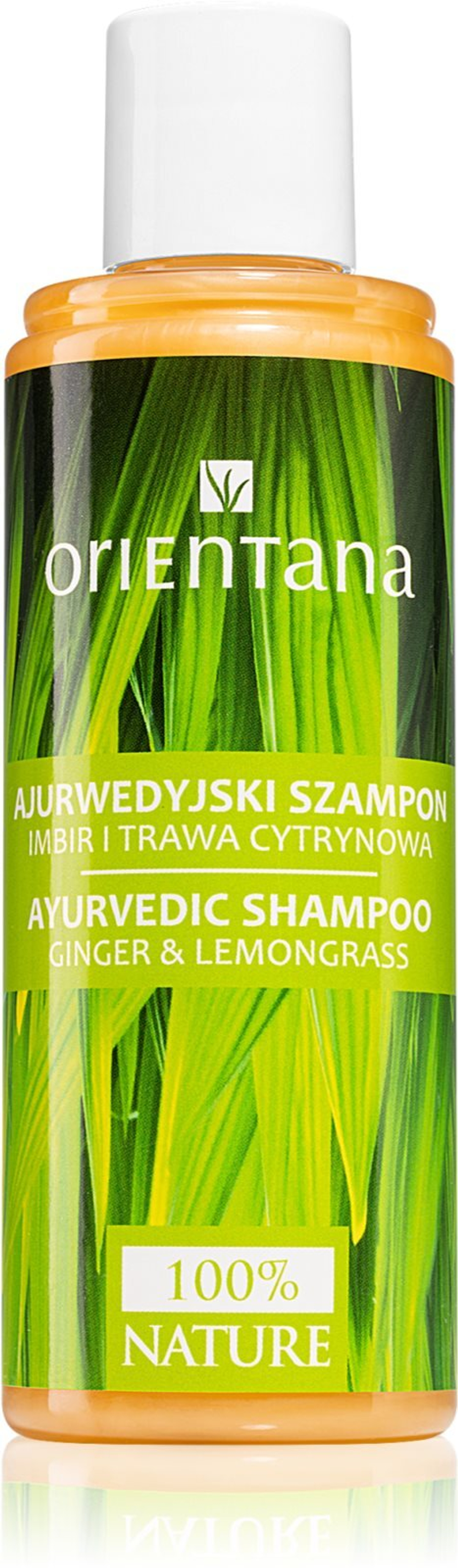 Orientana Ayurvedic Hair Shampoo Ginger & Lemongrass - освежающий шампунь /   210  ml  / GTIN 5902596416621