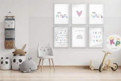 Набор из 6 постеров для игровой зоны