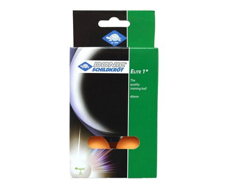Мячики для н/тенниса DONIC ELITE 1, 6 штук, оранжевый