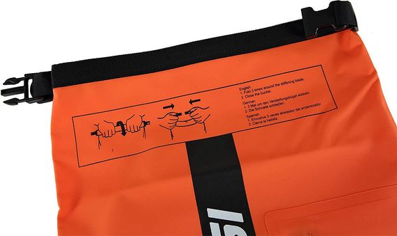 Герморюкзак Cressi Premium Back Pack с карманом на молнии 20 литров черно-оранжевый