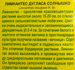 Лимнантес дугласа Солнышко СМЦ-663