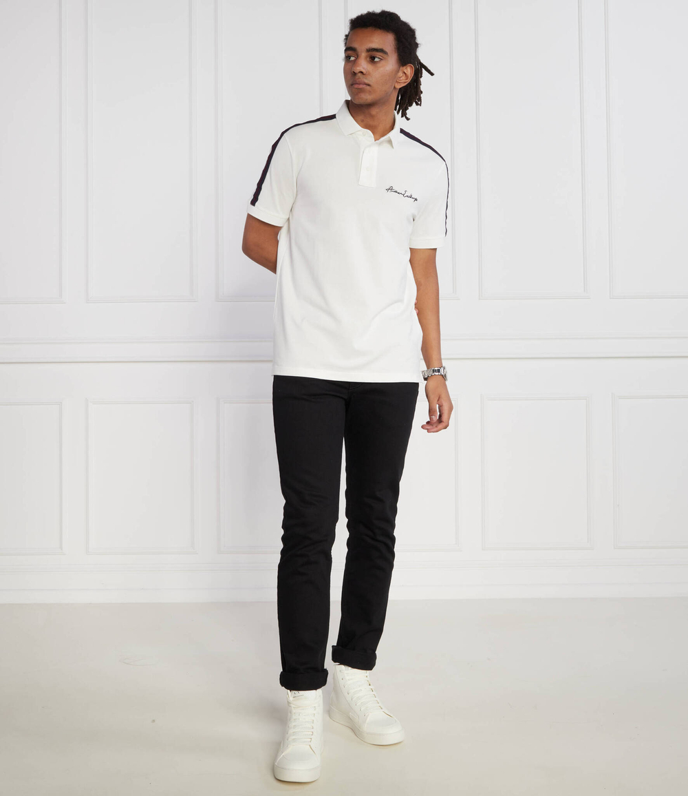 Поло Armani Exchange - белый(6RZFLD ZJYCZ)