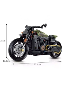 Конструктор Мотоцикл Harley Sport S 634 детали