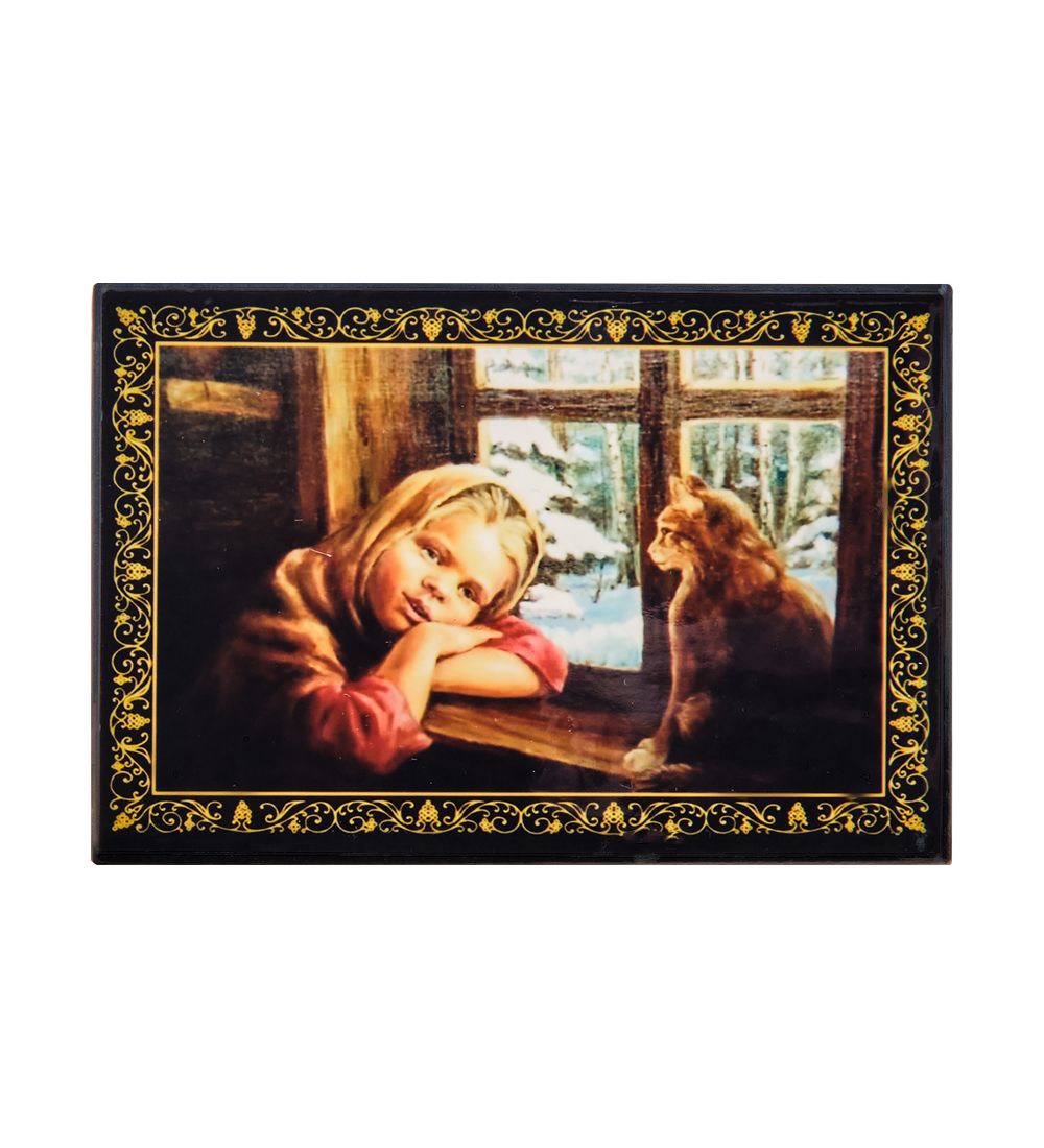 Народные промыслы ШК-11/10-J Шкатулка в технике декупаж (6х9х4)