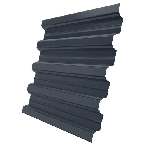 Профнастил H75 Железный Форт Pe 0,8 мм RAL 7024 графитовый серый