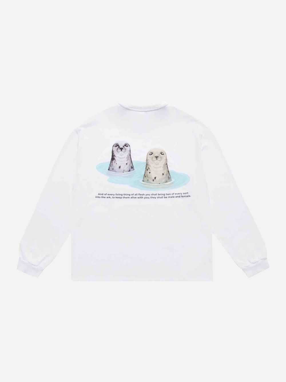 Купить Лонгслив RUFF Global The New Ark белый Лонгслив RUFF Global The New Ark белый