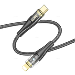Кабель Type-C на Lightning Hoco U121 (black)