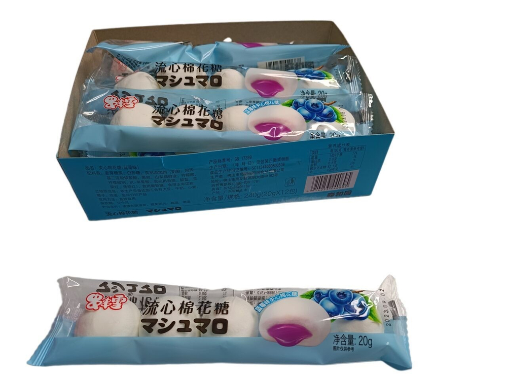 Маршмеллоу Tian Xue черника 20г 12шт