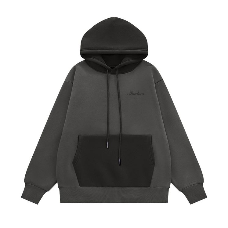 Худи SHADOW Combo, графит/черный, утеп.