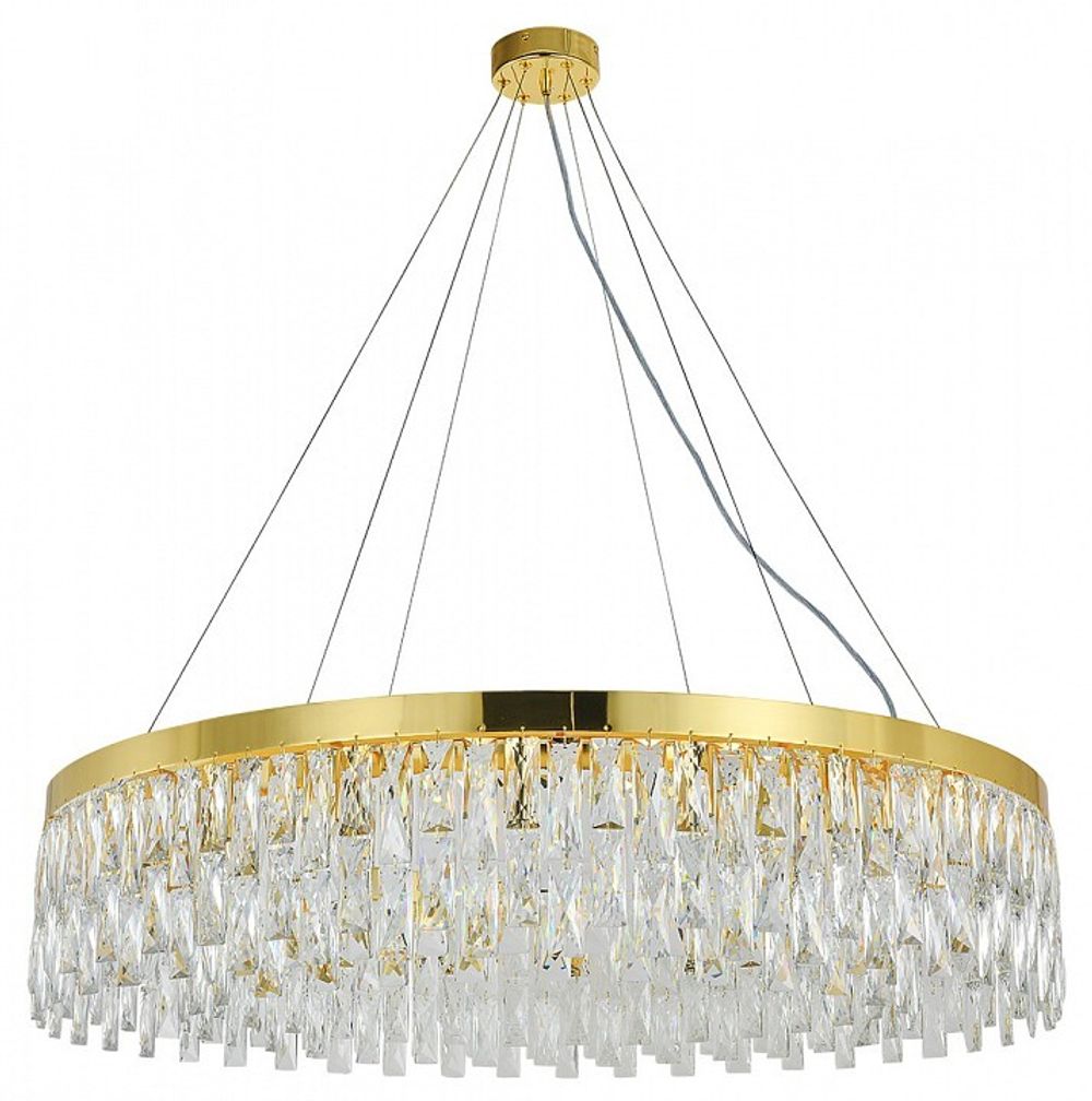 Подвесная люстра Indigo Anna 12029/18P Gold