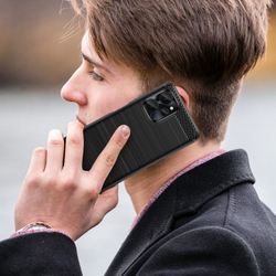 Защитный чехол в стиле карбон для смартфона Realme 9i 5G, серии Carbon от Caseport