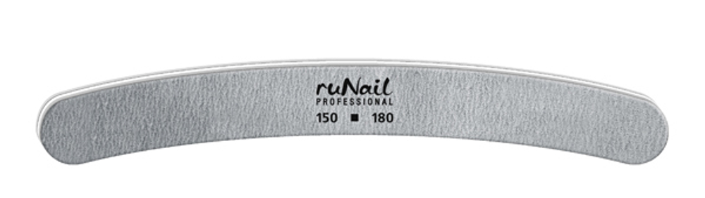 Профессиональная пилка для искусственных ногтей ( бумеранг, 150/180) Ru Nail