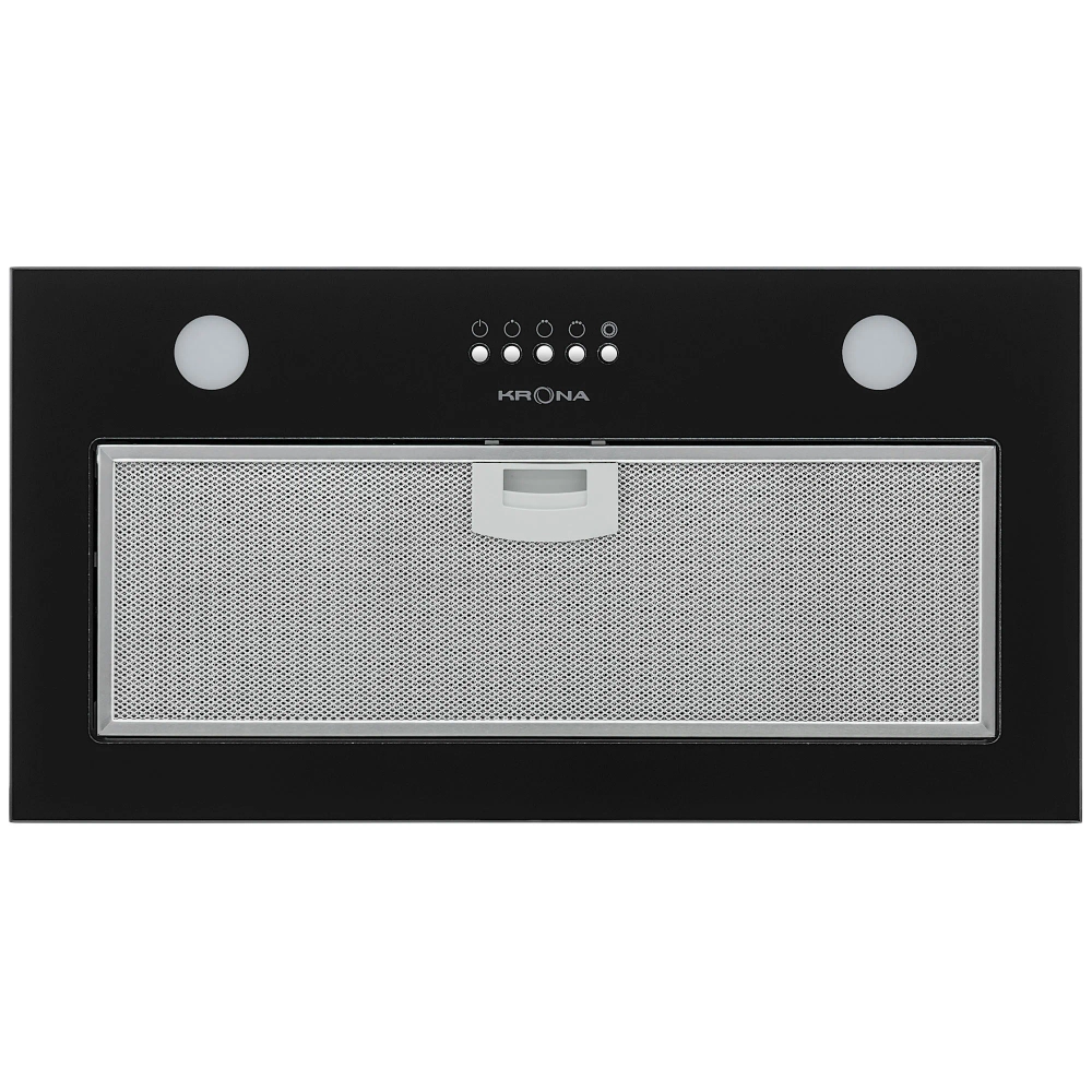 Встраиваемая вытяжка Krona LUISA 600 GLASS BLACK PB