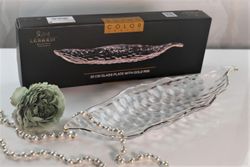 Lenardi 588-582 Блюдо 38х12,5х4,5см в под.уп.(х12)Стекло