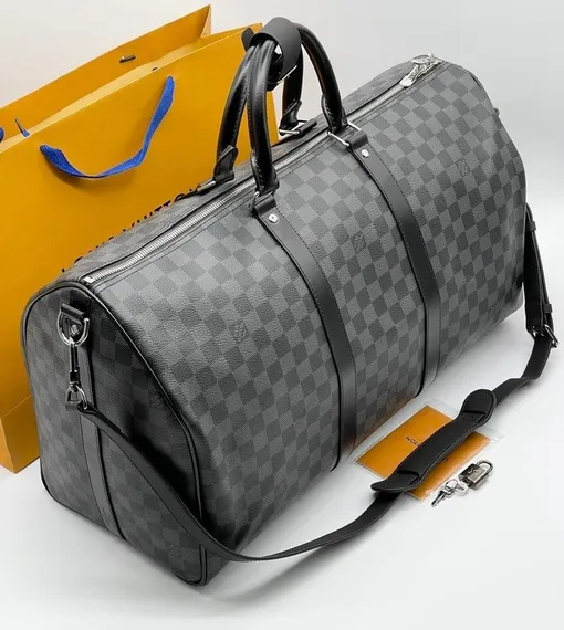 Сумка Louis Vuitton Keepall канва Damier Graphite