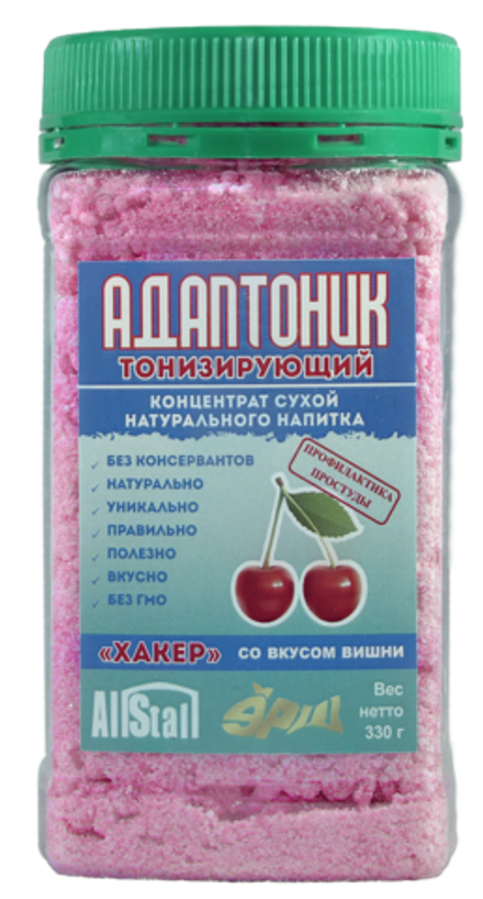 Адаптоник "Хакер" (вишня) в ПЭТ-банке 330 г