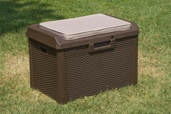 Сундук Toomax Santorini Compact 120л, коричневый