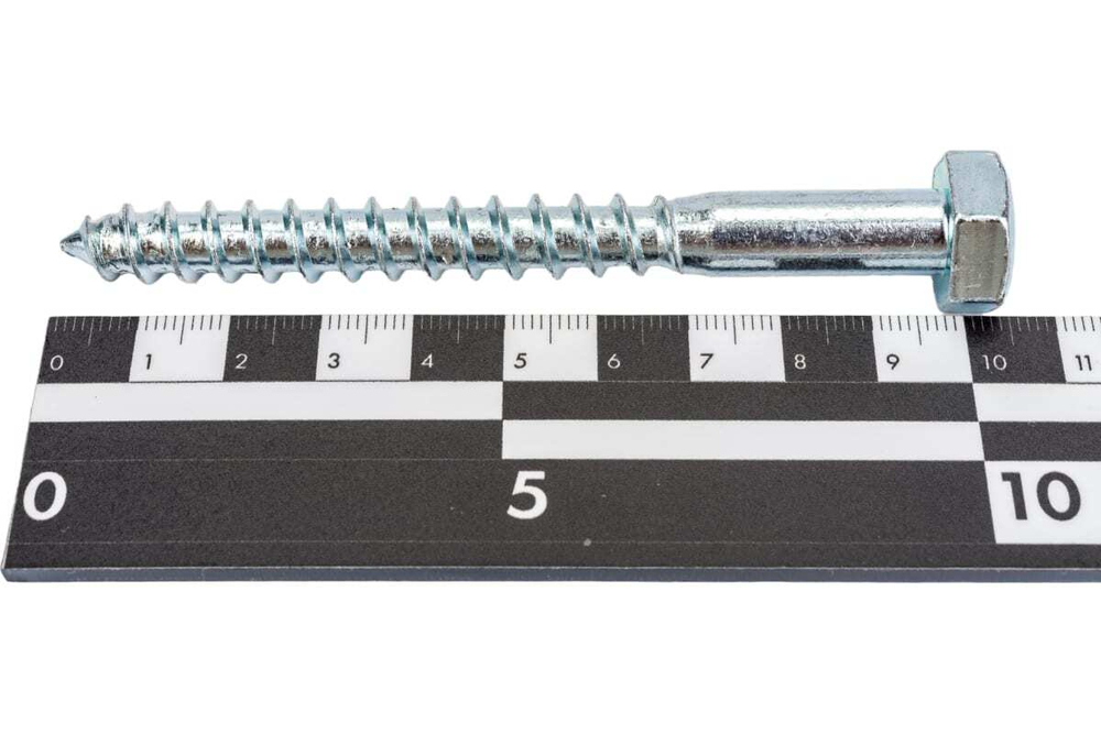 БОЛТ САНТЕХНИЧЕСКИЙ СТРОЙБАТ ОЦИНК DIN 571 10Х100 15ШТ