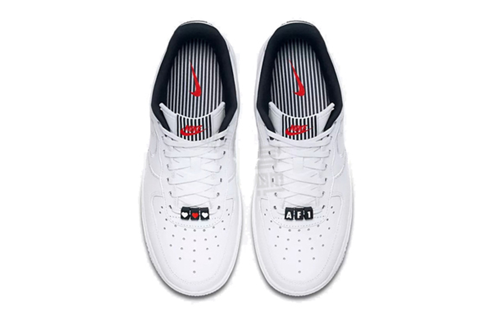 Кроссовки Nike Air Force 1 Valentine'S Day 2018 (Женская размерная сетка)
