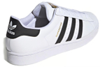 Adidas originals Superstar leather shell head trend avant-garde non-slip wear-resistant lightweight low-top sneakers for men and women the same style white and black