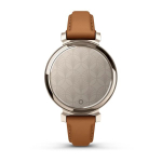 Смарт Часы Garmin Lily 2 Classic кремово-золотистые со смуглым кожаным ремешком