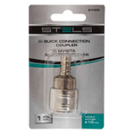 Муфта универсальная быстросъемная ("мама") со штуцером "елка" под шланг 10 мм, 1 шт, Stels