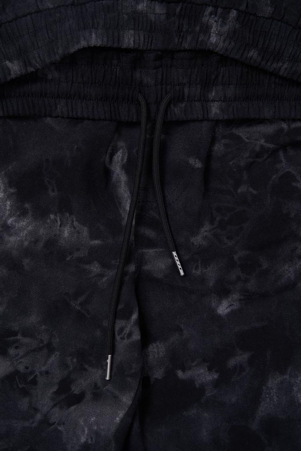 Брюки Magamaev Canvas tube tie dye черные