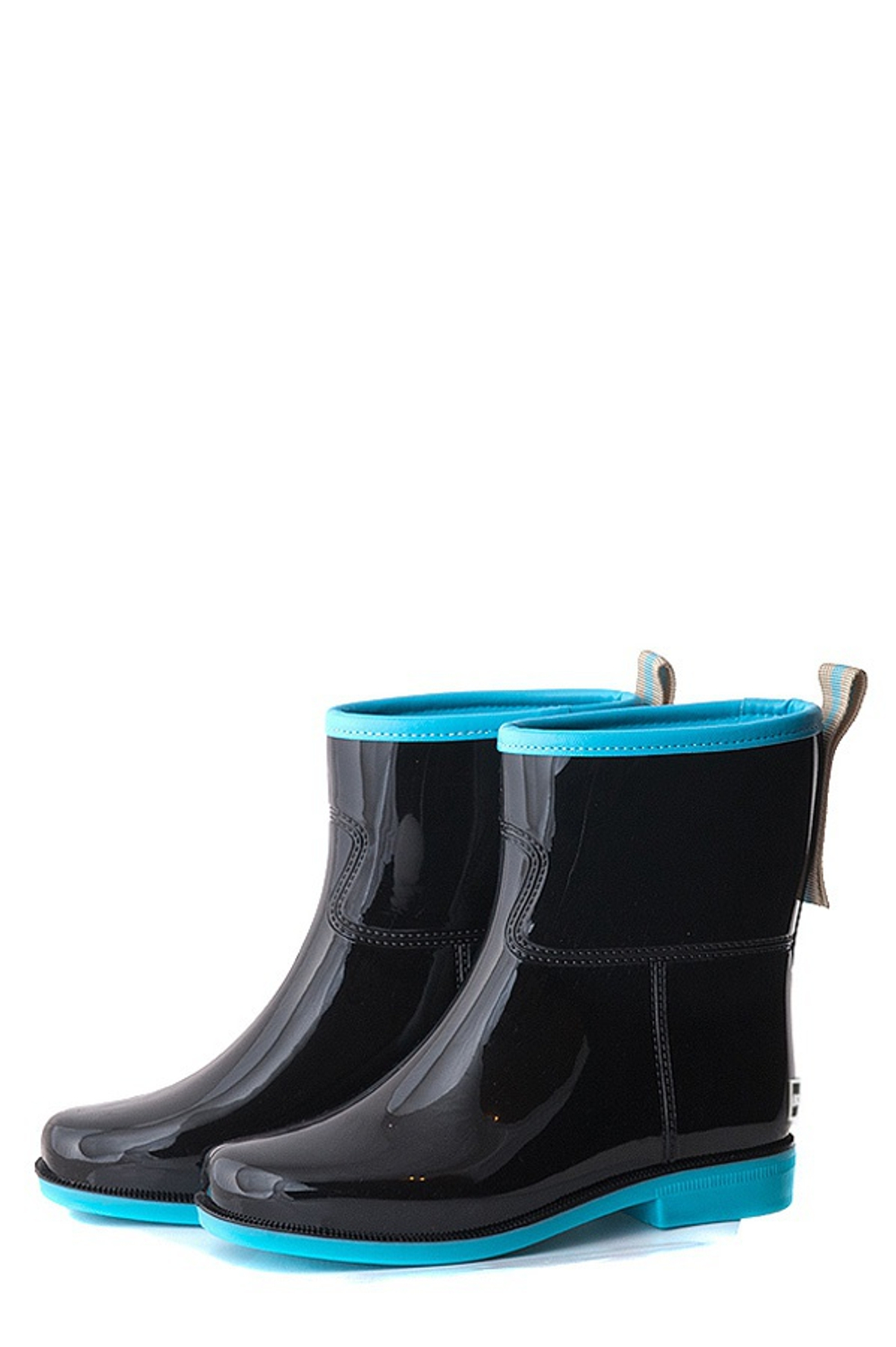 Сапоги BoomBoots Black&Blue Flat (с утеплителем)
