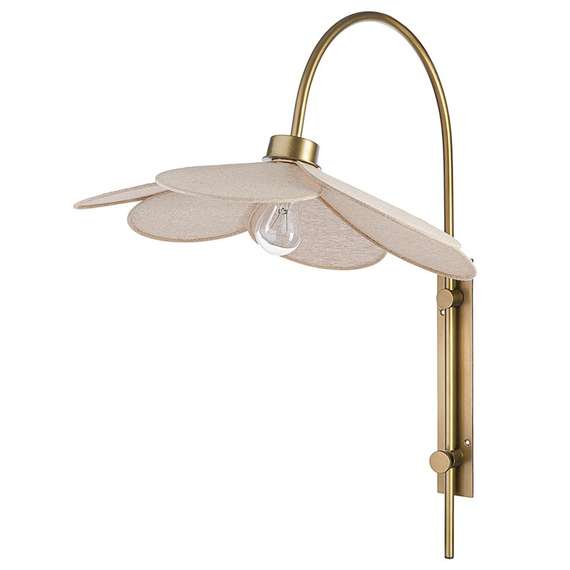 Светильник настенный kamille, 55х67 см, бежевый