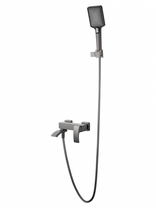 Смеситель для ванны с душем WONZON & WOGHAND FIT, Темный графит (WW-88639009-BGM)